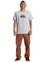QUIKSILVER/TSHIRT NAVY LOGO HEATHER GREY 6187 - Image 3