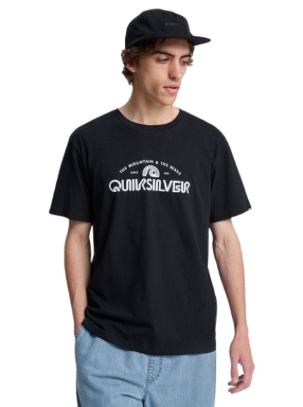 QUIK325-1 QUIKSILVER/TSHIRT BLACK 08287 EV VISTA - Image 1
