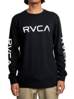 RVCA/CREW NECK BLACK 10564 BIG RVCA