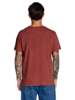 RVCA/TSHIRT DUSTY RED WHITE LOGO 10324 BIG RVCA RED STITCH - Image 2