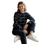 SISSYBOY/SWEATER BLACK OFF WHITE T33027