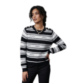 SISSYBOY/SWEATER BLACK OFF WHITE T33025