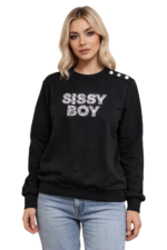 SISSYBOY/SWEATER BLACK TS33052 EASY TO REMEMBER