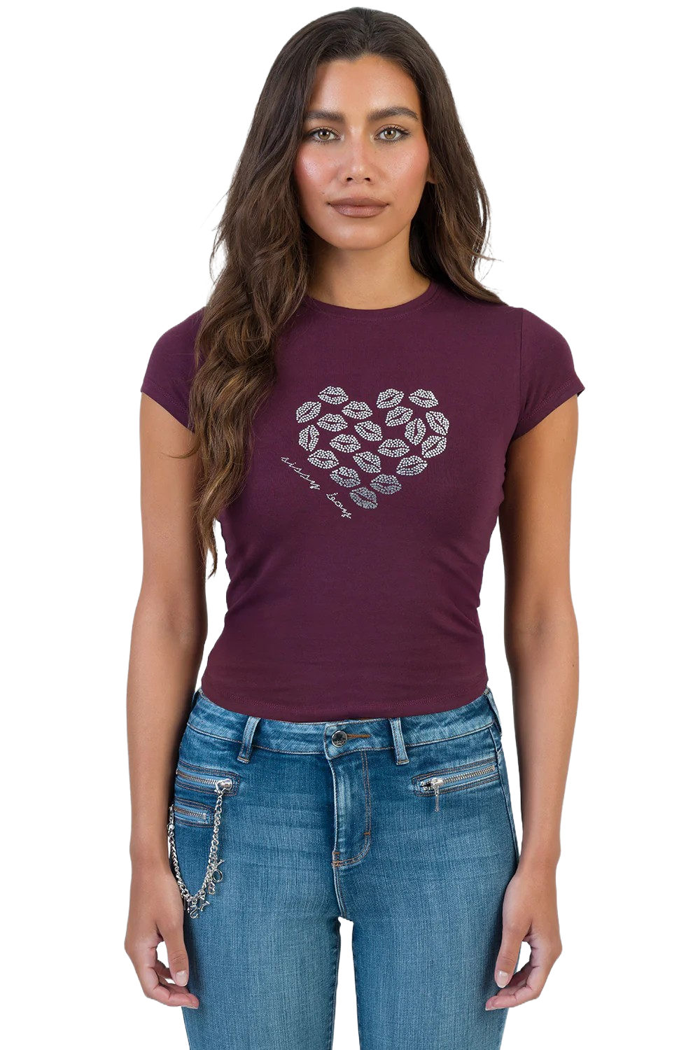 SI1385-1 SISSYBOY/TSHIRT BURGUNDY T33125 OWN THE MOMENT - Image 1