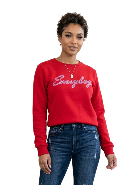 SI1394-1 SISSYBOY/SWEATER RED SHAKE IT UP TS33139 - Image 1