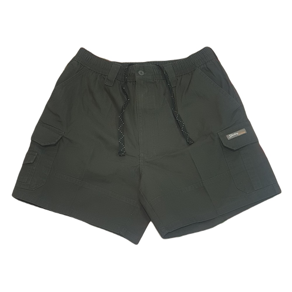 STER547-1 STERLING/SHORTS 14CM ELASTIC STRETCH GREY 3870920 - Image 1