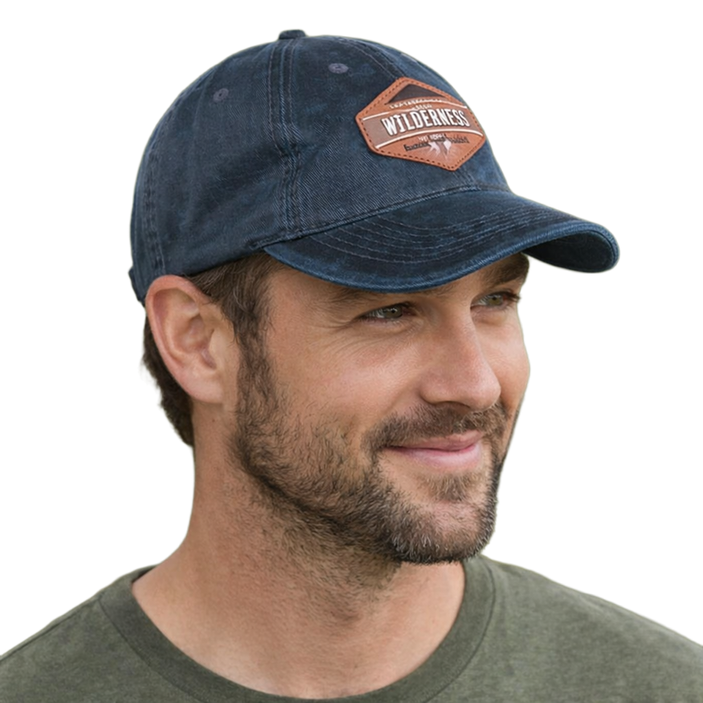 WIL450-1 WILDEBEES/CAPS OILSKIN HORIZON BADGE NAVY WMA502 - Image 1