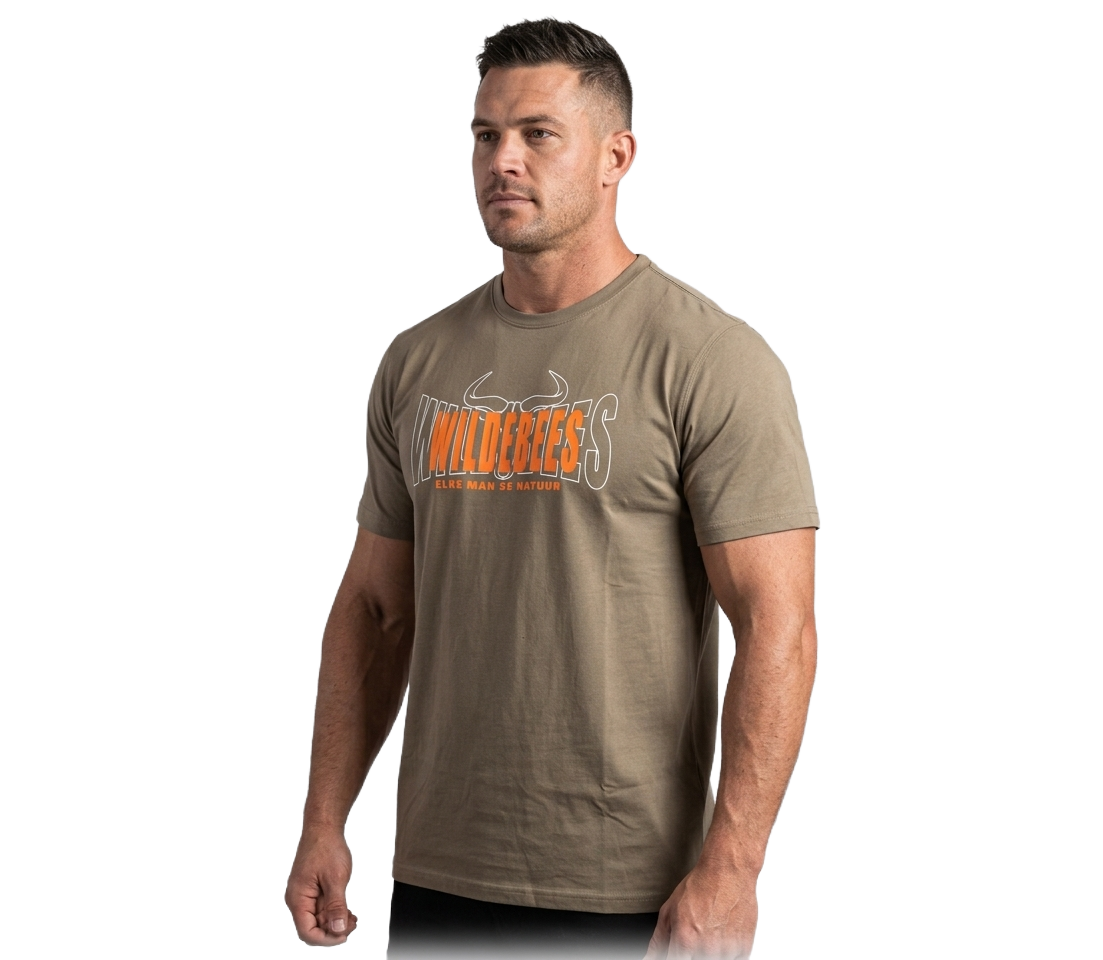WIL477-1 WILDEBEES/TSHIRT MOSS ARCHED LOGO WMA547 - Image 1
