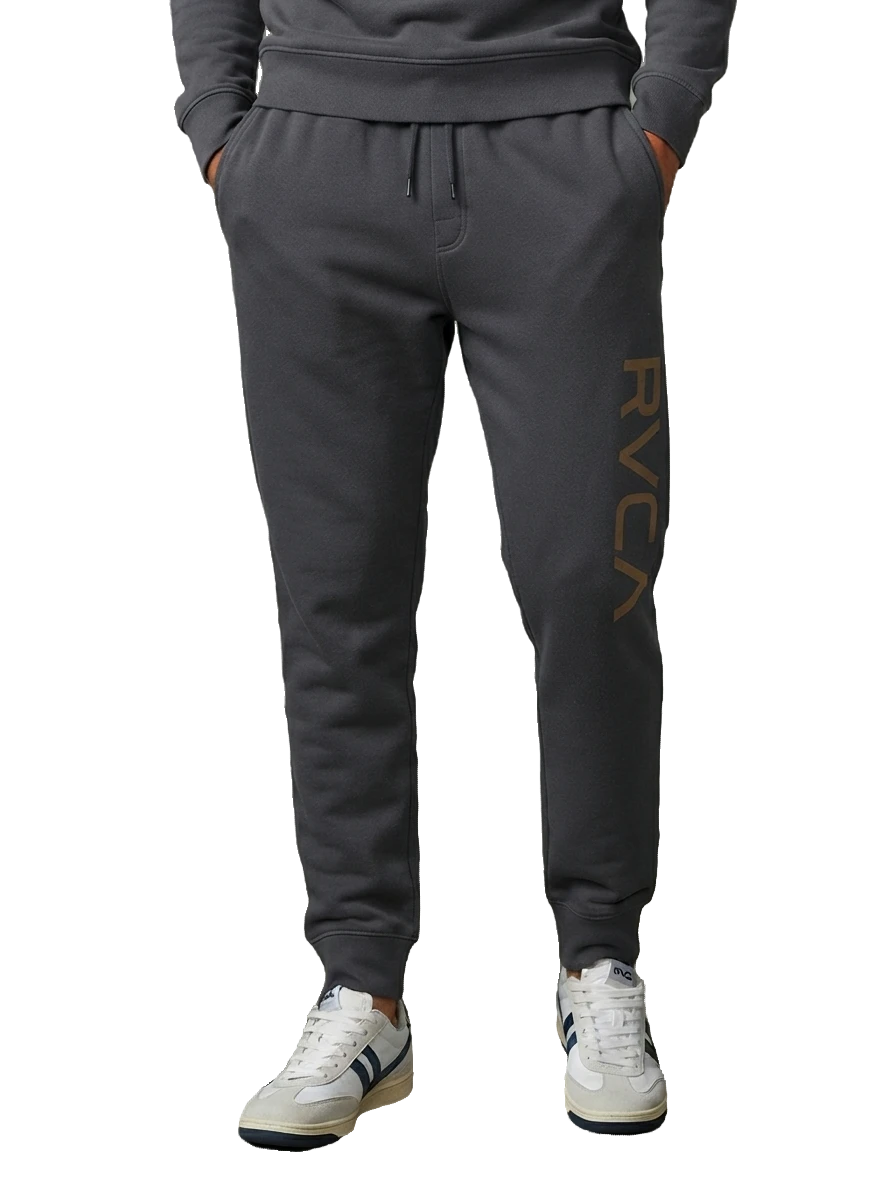 RV420-1 RVCA/TRACKPANTS PIRATE BLACK 10550 BIG RVCA - Image 1