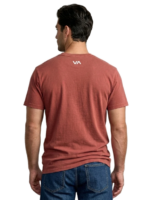 RVCA/TSHIRT DUSTY RED 431609 - Image 2