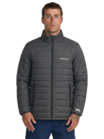 RVCA/PUFFER JACKET DARK GREY 10553