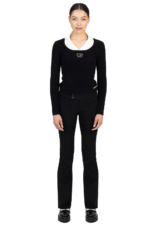 SISSYBOY/PANTS BOOTLEG BLACK THICK WAISTBAND P33203 - Image 6