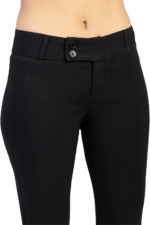 SISSYBOY/PANTS BOOTLEG BLACK THICK WAISTBAND P33203 - Image 4