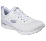 SKECHERS/150754 WHITE LAVENDER ARH FIT SUMMITS