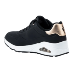 SKECHERS/177094 BLACK WHITE UNO - Image 3