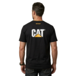 CAT/TSHIRT BLACK LOGO POCKET TEE - Image 2