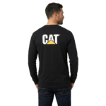 CAT/TSHIRT BLACK LONG SLEEVE TRADEMARK POCKET TEE - Image 2