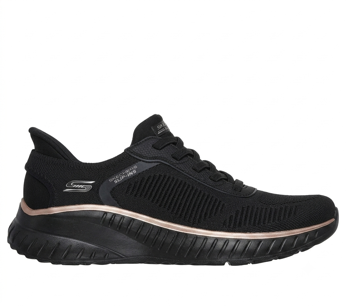 SK1806-1 SKECHERS/117497 BLACK ROSE BOBS SQUAD CHAOS - Image 1