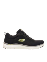 SKECHERS/232229 BLACK WHITE FLEX ADVANTAGE 4.0