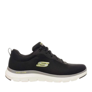 SKECHERS/232229 BLACK WHITE FLEX ADVANTAGE 4.0