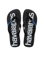 HAVAIANAS/TOP LOGO MANIA BLACK WHITE BLUE