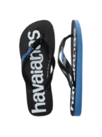 HAVAIANAS/TOP LOGO MANIA BLACK WHITE BLUE - Image 2