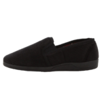 HUSH PUPPIES/COLLIE BLACK SLIPPER 00572 - Image 2