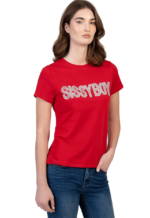 SISSYBOY/TSHIRT RED T33404 RADIANT SOUL REGULAR - Image 4