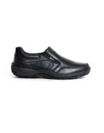 BRONX/BELMONT SLIP ON BLACK LEATHER DGS532A - Image 4