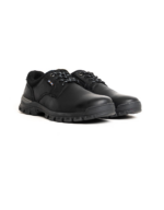 BRONX/HORRIDGE BLACK LEATHER LACE UP DGS536A