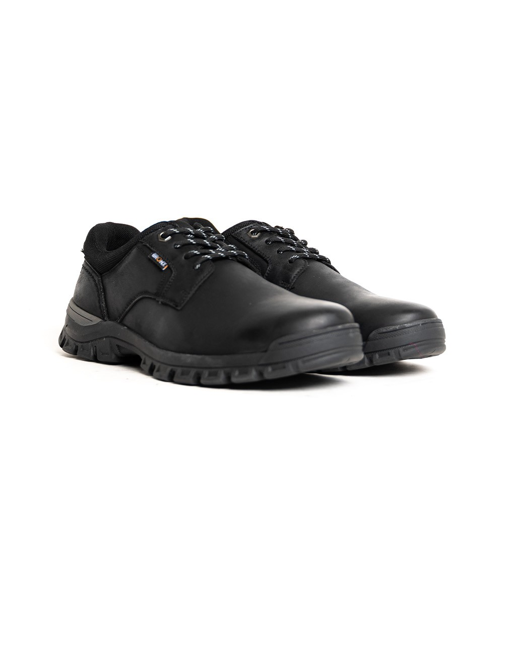 BR648-1 BRONX/HORRIDGE BLACK LEATHER LACE UP DGS536A - Image 1