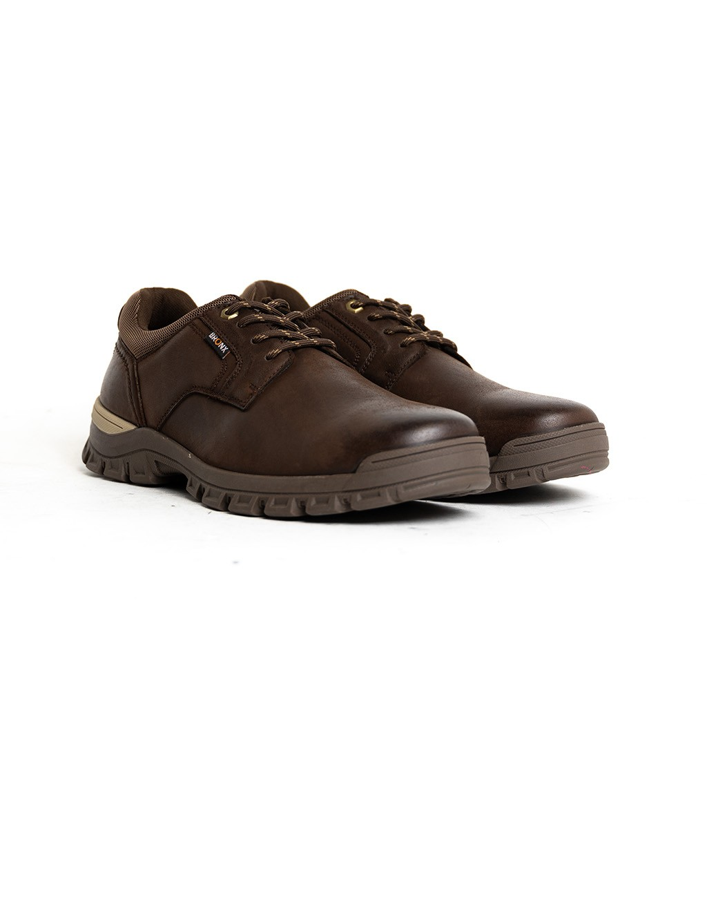 BR649-1 BRONX/HORRIDGE BROWN LEATHER LACE UP DGS536B - Image 1