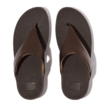FITFLOP/LULU LEATHER CHOC BROWN