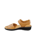 HUSH PUPPIES/YVONNE CUOIO TAN LEATHER SANDALS - Image 4