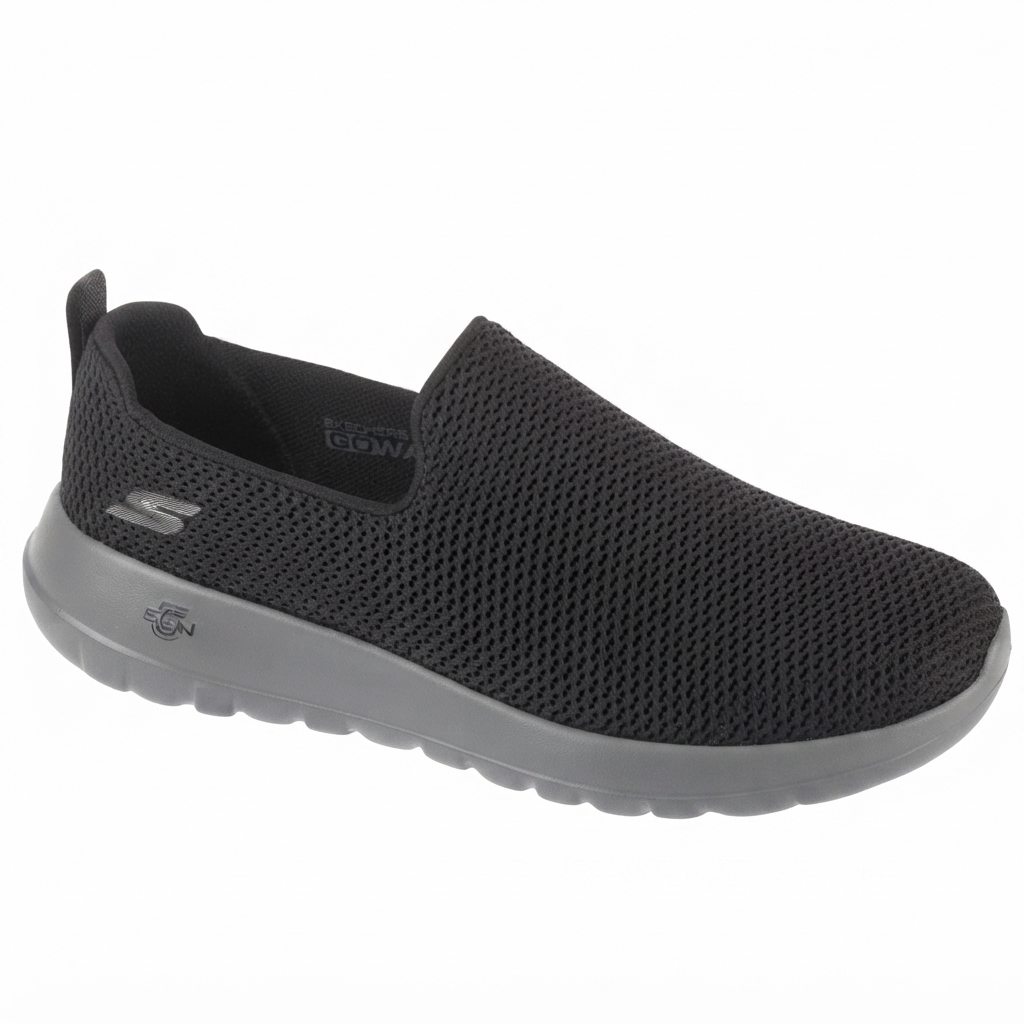SK1840-1 SKECHERS/54600 BLACK GRAY GO WALK MAX - Image 1