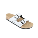 AEROSOFT/LSU6256 WHITE BIRK STYLE SANDAL
