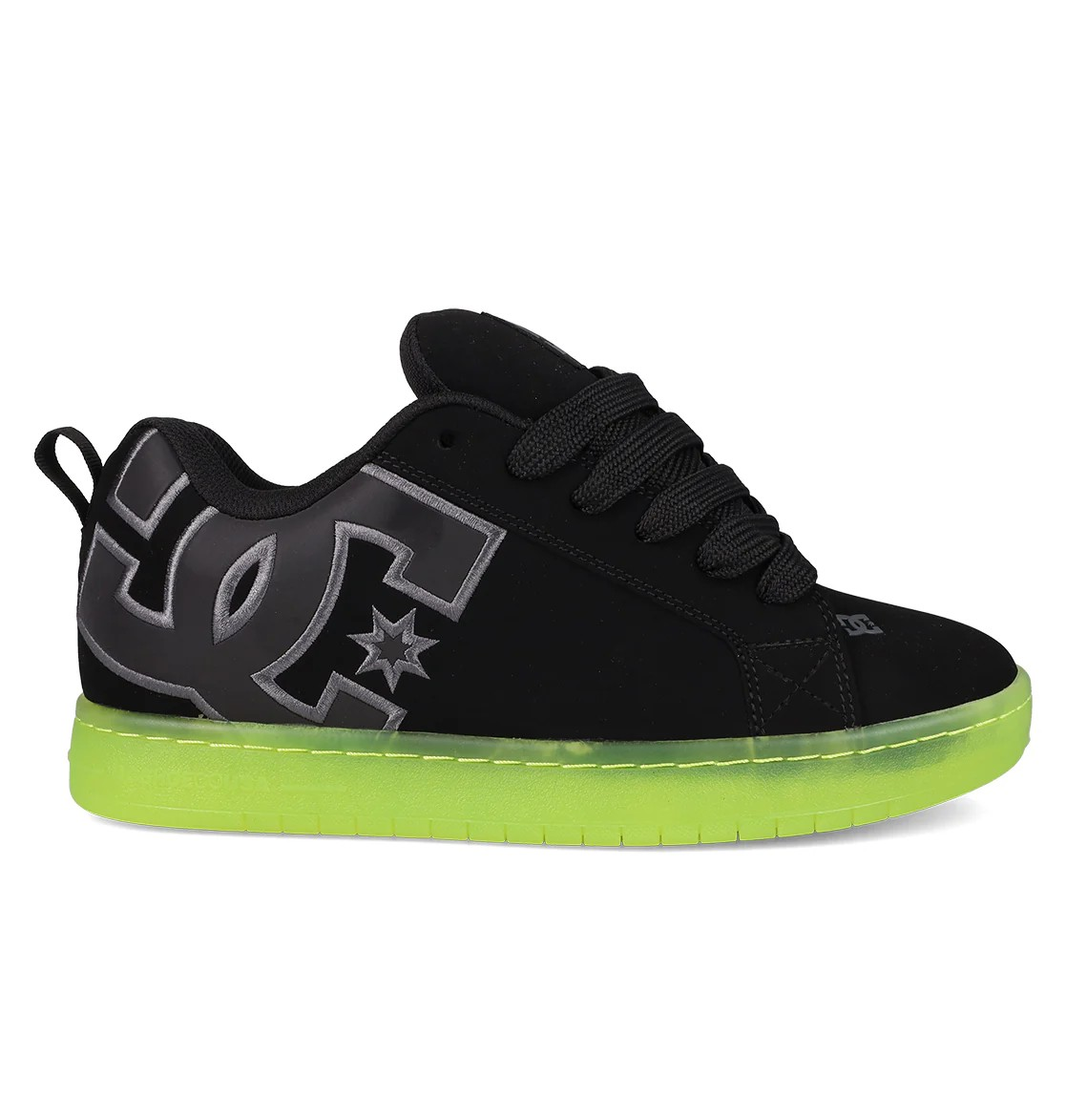 DC211-1 DC/COURT GRAFFIK SE BLACK BLACK LIME 1665007 - Image 1