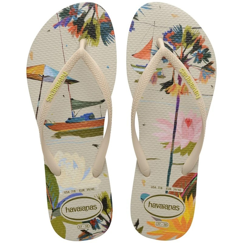 HAV081-1 HAVAIANAS/SLIM SUMMER BLISS BEIGE - Image 1