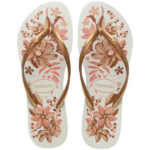 HAVAIANAS/SLIM ORGANIC WHITE GOLDEN
