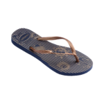 HAVAIANAS/SLIM NAUTICAL NAVY ROSE GOLD - Image 2