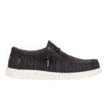 HEY DUDE/WALLY STRETCH SOX BLACK WHITE 41898-066 - Image 2