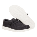 HEY DUDE/WALLY STRETCH SOX BLACK WHITE 41898-066 - Image 3