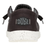 HEY DUDE/WALLY STRETCH SOX BLACK WHITE 41898-066 - Image 5