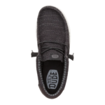 HEY DUDE/WALLY STRETCH SOX BLACK WHITE 41898-066 - Image 6