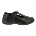 HUSH PUPPIES/CROWN BUCKLE BLACK SCHOOL SHOE - Image 4