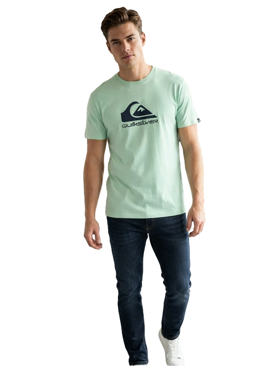 QUIK333-1 QUIKSILVER/TSHIRT BROOK GREEN CORP LOGO 6187 - Image 1