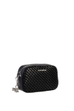 SISSYBOY/BAG BLACK BG975 AURORA CROSSBODY BAG WITH CHARM CHAIN DETAIL - Image 5