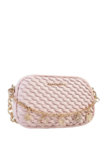 SISSYBOY/BAG PINK BG975 AURORA CROSSBODY BAG WITH CHARM CHAIN DETAIL - Image 4