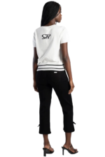 SISSYBOY/TOP KNITTED GOLFER WHITE NEED TO THINK T32768 - Image 3