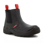 HUSH PUPPIES/BOULDER BLACK SAFETY BOOTS 02215